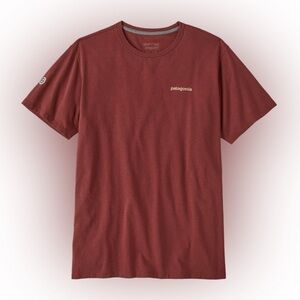 NWT Patagonia Mens Fitz Roy Icon Responsibili-Tee - Dried Vanilla - Medim